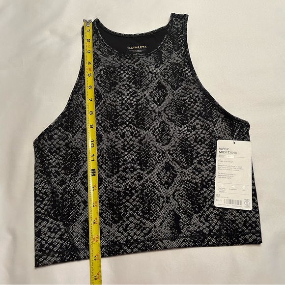 Athleta Viper Midi Tank Size XS Black NWT - Picture 6 of 9